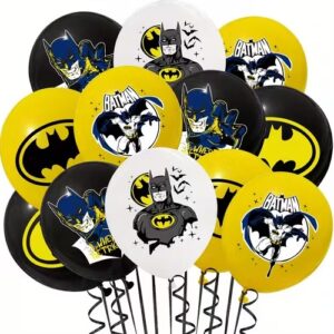 10 pcsBatman Helium Foil Balloon — Balloons Delivery Qatar | Better Half Flowers Doha