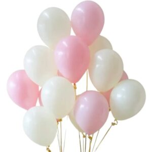 10Pc pink pearl White heli7um  Balloons — Balloons Delivery Qatar | Better Half Flowers Doha